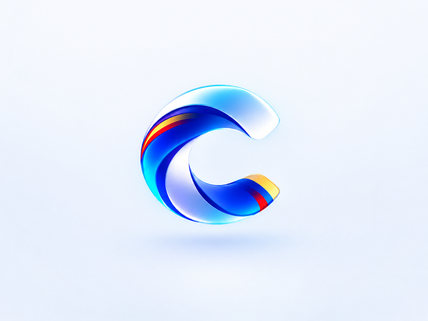 Logo Celex con la C tricolor